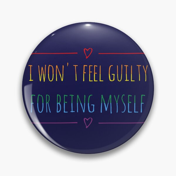 Item preview, I WON'T FEEL GUILTY FOR BEING MYSELF (pride flag) designed and sold by hakana86.