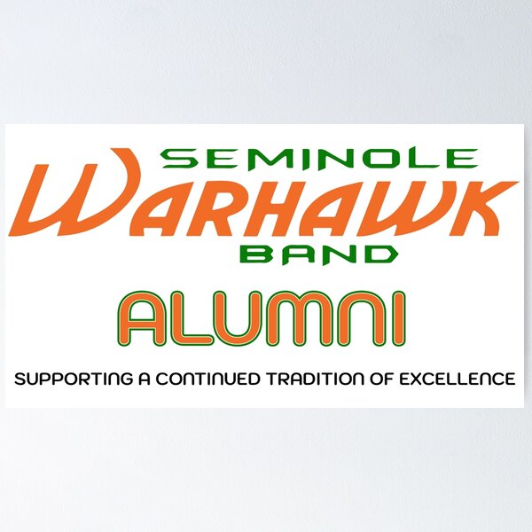 Artikelvorschau, Absolventen der Seminole Warhawk Band entworfen und verkauft von jackfrowland.