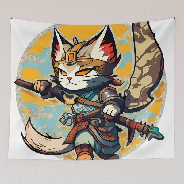 Item preview, Cat Monk designed and sold by AFantasyRealm.