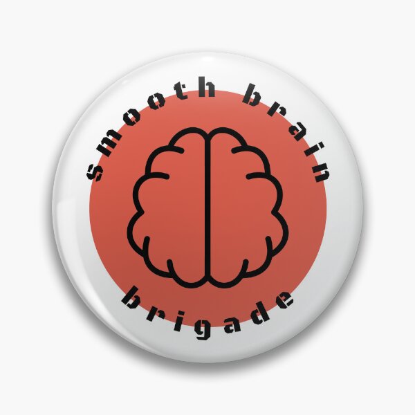 Item preview, smooth brain brigade - orange designed and sold by tinks-ts.