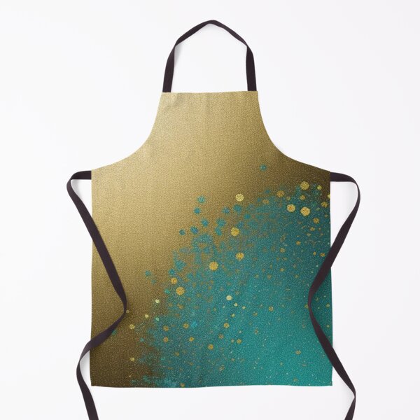Item preview, Resumen de brillo dorado y verde azulado designed and sold by Roxburylane.