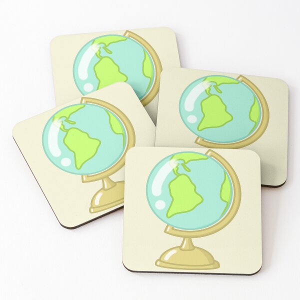 Item preview, Cute Golden Vintage Globe Illustration Travel Lovers History designed and sold by TheEclecticKat.