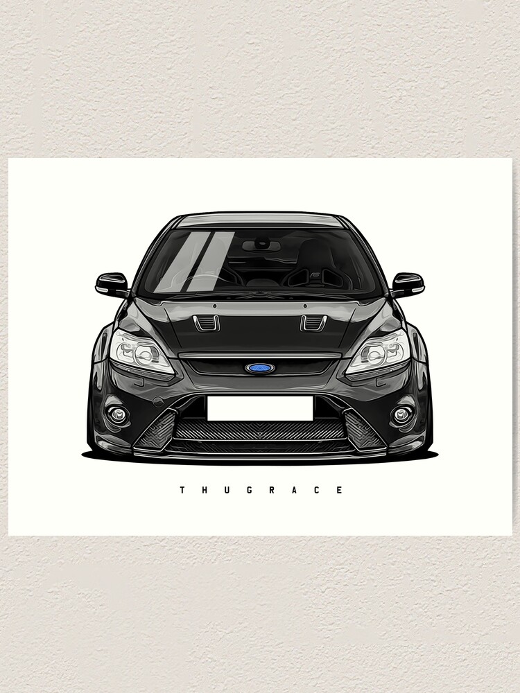 Ford Focus RS Car Art | Art Print