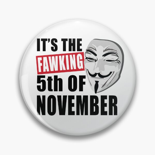 Item preview, It's The Fawking 5th of November designed and sold by TaraGbear.