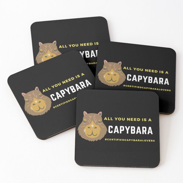 Aperçu de l'œuvre Tout ce dont vous avez besoin est un capybara, les amoureux du capybara créée et vendue par ColorDesings.
