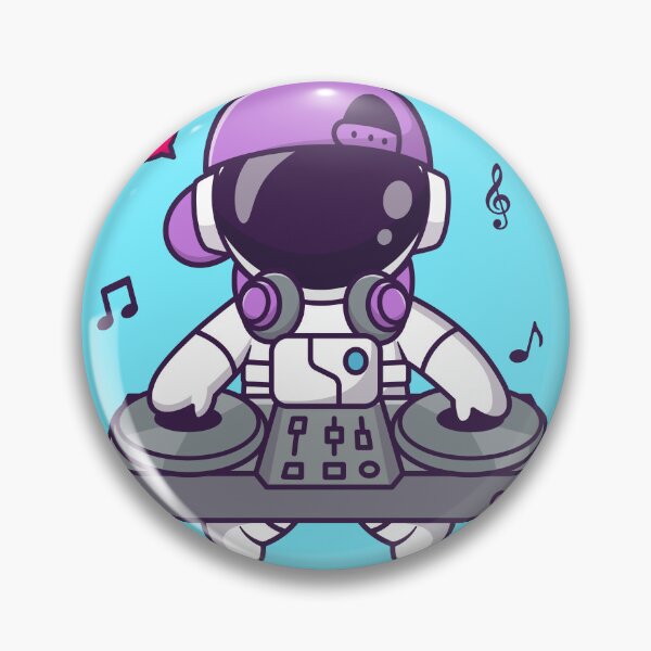 Item preview, Cute Astronaut DJ: Spinning Electronic Music in Space designed and sold by hjian8219.