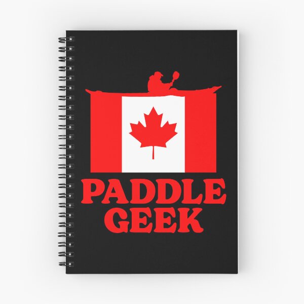 Item preview, Paddle Geek - Canadian Kayaker Paddling On Canada Flag designed and sold by DiPabloStudio.
