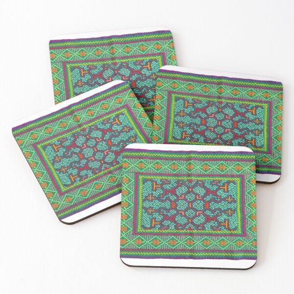 Item preview, Estampado de diseño de tapiz Shipibo designed and sold by petesonearth.