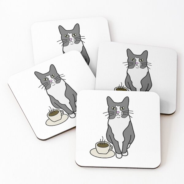 Item preview, Cats and Coffee Beans  designed and sold by chonkandbeans.