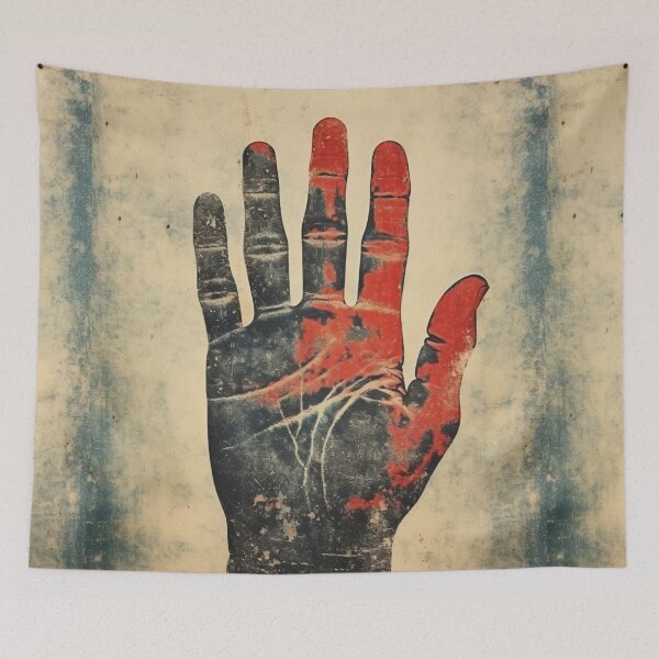 Item preview, A Hand - Distressed Design designed and sold by GoodOldVintage.