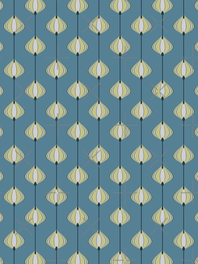 Blättermuster auf Blau von pASob-dESIGN