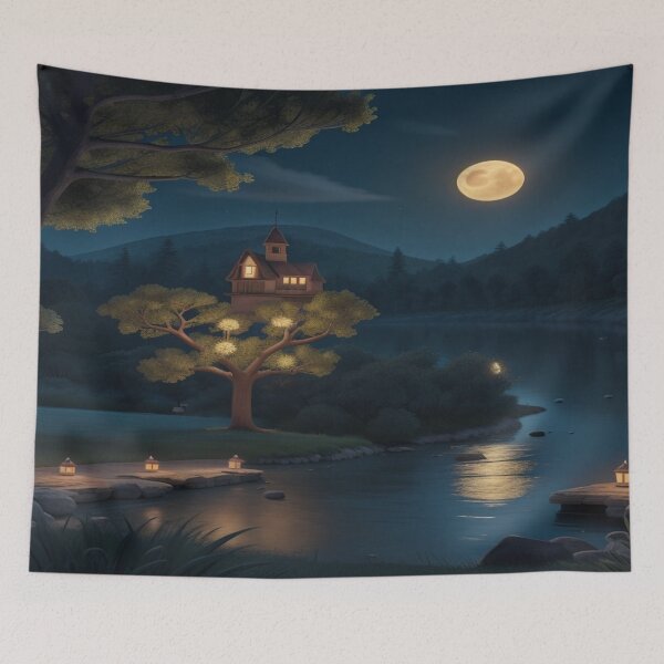 Item preview, Zoa Tree at charming night designed and sold by Zoa220.