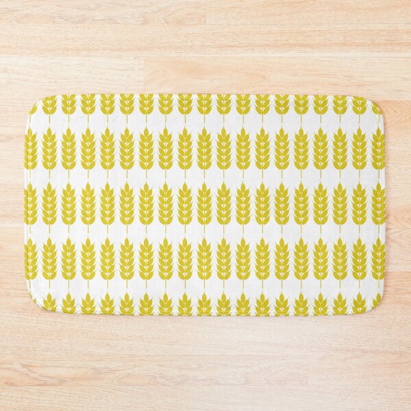 Item preview, Grainy and Insane design with the wheat grain crop pattern on white background designed and sold by IraNiva.