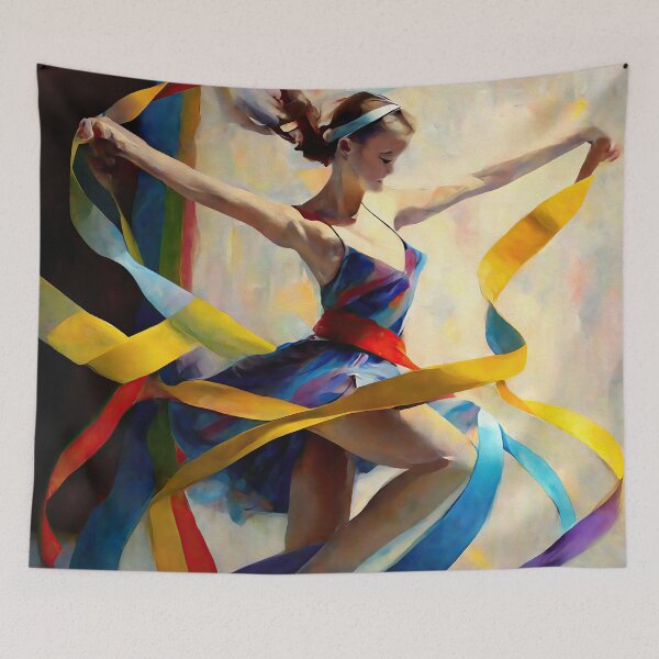 Item preview, RIBBON DANCER designed and sold by ArtbyRolleen.