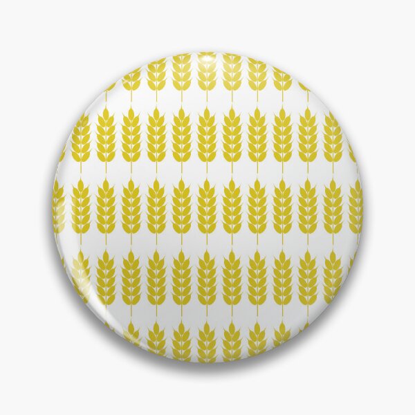 Item preview, Grainy and Insane design with the wheat grain crop pattern on white background designed and sold by IraNiva.