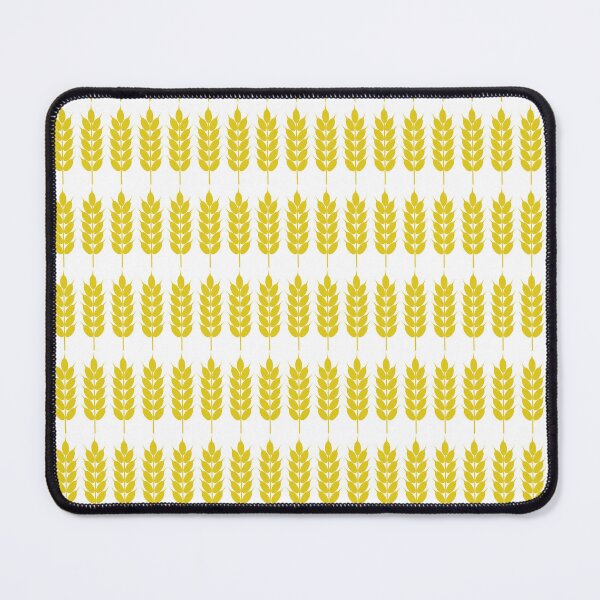 Item preview, Grainy and Insane design with the wheat grain crop pattern on white background designed and sold by IraNiva.