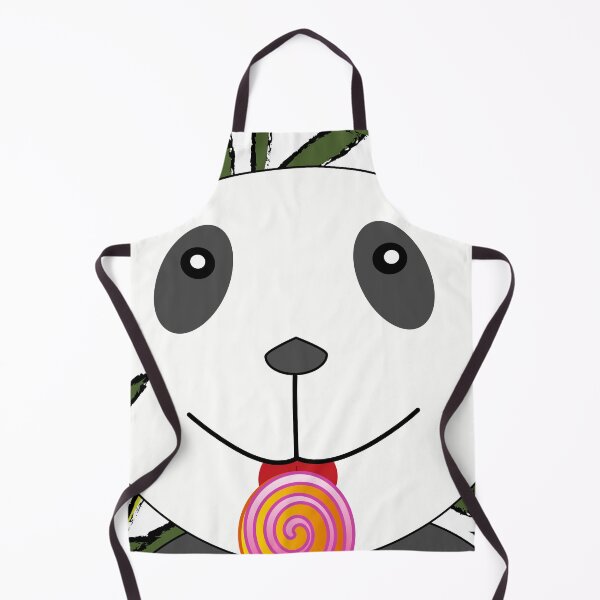 Item preview, Cute Panda Eating a Lollipop in a Field of Bamboo designed and sold by mamahellfire31.
