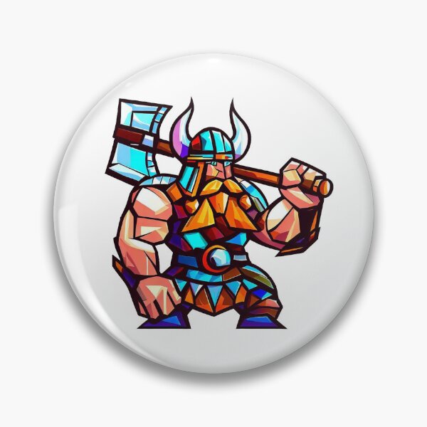 Item preview, Stained Glass Viking. designed and sold by SifRants.