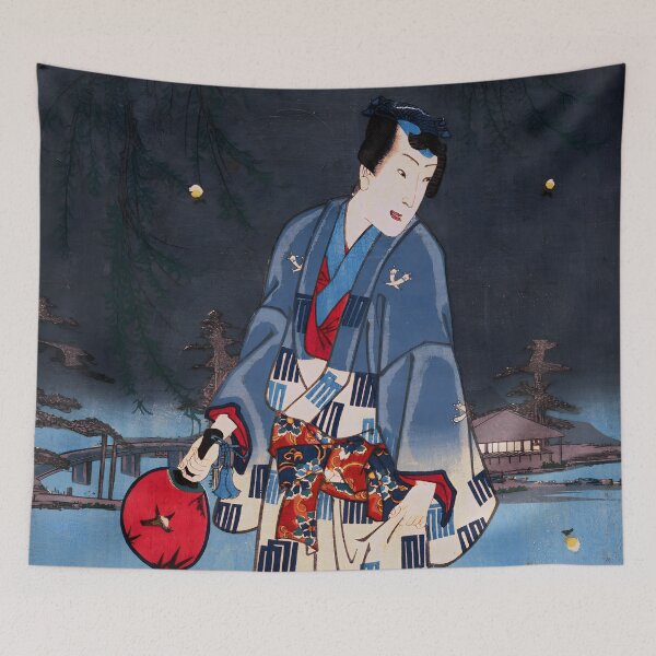 Item preview, Modern Genji, Firefly Viewing - Toyohara Kunichika - designed and sold by LeiWeiss.