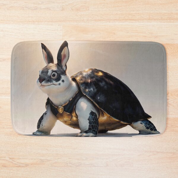 Item preview, Bunny turtle in black and gold armor designed and sold by ArtificialBeaux.