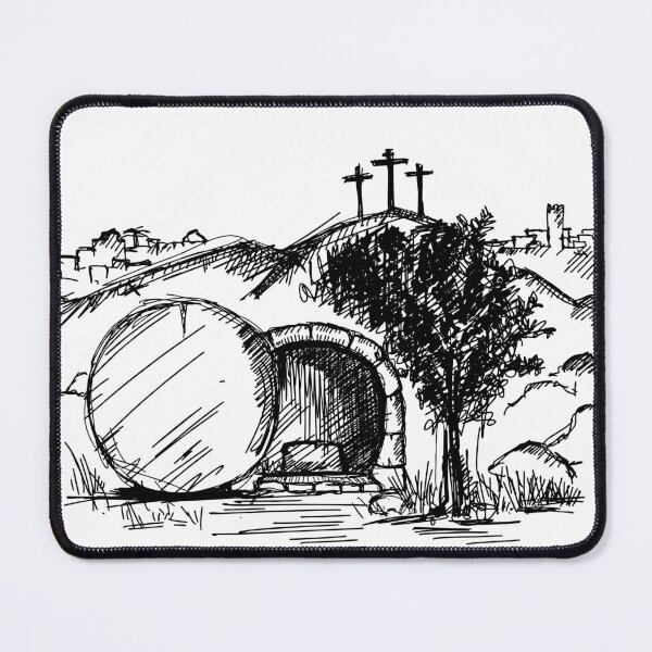 Item preview, Empty Tomb Scene: Inspirational Christian Graphic designed and sold by Motive Union.