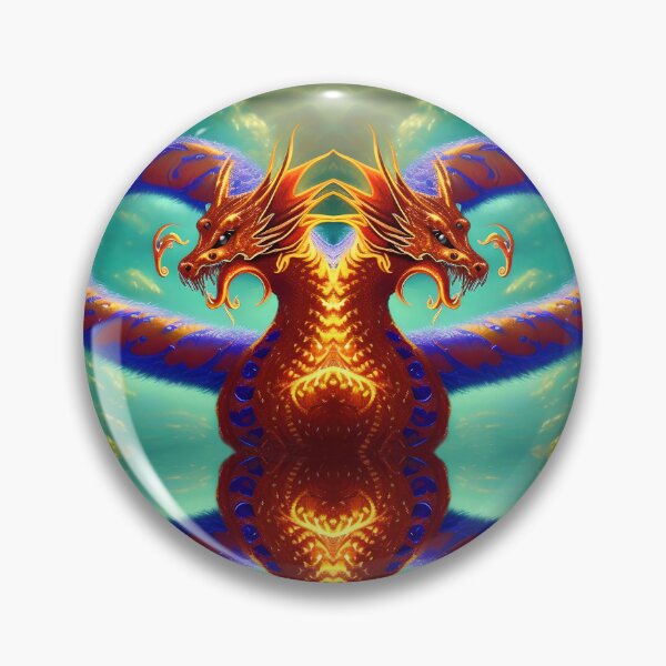 Item preview, Dragon has two orange heads designed and sold by Astralia.