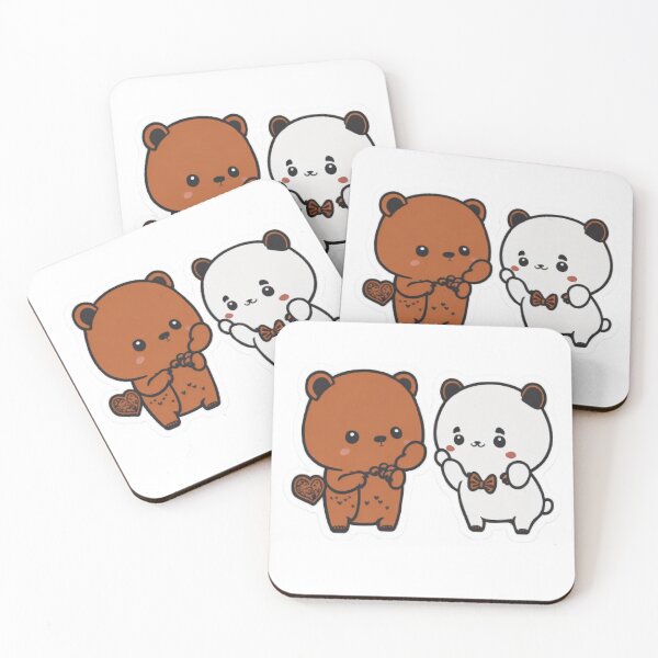 Item preview, panda and brownie bear couple  designed and sold by GreatOnizuka ⭐⭐⭐⭐⭐.