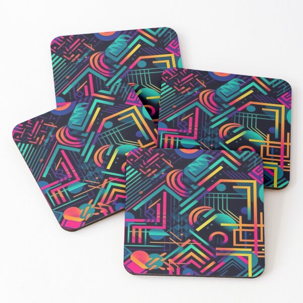 Item preview, Vibrant Neon Patterns: A Feast of Colors and Modern Style designed and sold by artyfull.