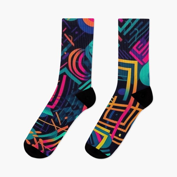Item preview, Vibrant Neon Patterns: A Feast of Colors and Modern Style designed and sold by artyfull.