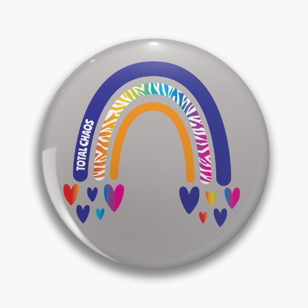 Item preview, Total Chaos Awareness Rainbow with hearts designed and sold by Teamtsunami6.