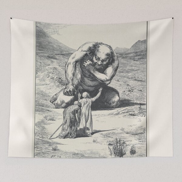 Item preview, The Travelers and the Giant - Vintage American Artwork designed and sold by HistorySimple.