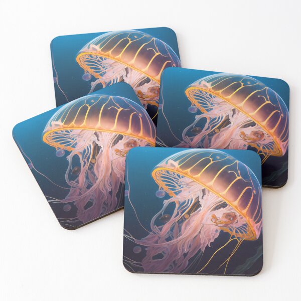 Item preview, Portrait of lost jellyfish in the ocean designed and sold by jhlopez.