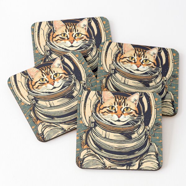 Item preview, Astronaut Cat designed and sold by TebyArt.