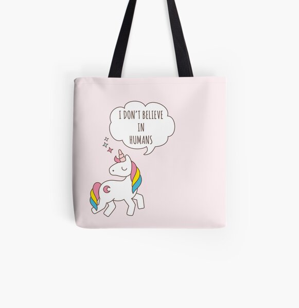 Unicorn All Over Print Tote Bag