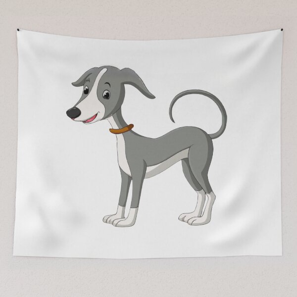 Artikelvorschau, Whippet entworfen und verkauft von PaintedbyCarol.
