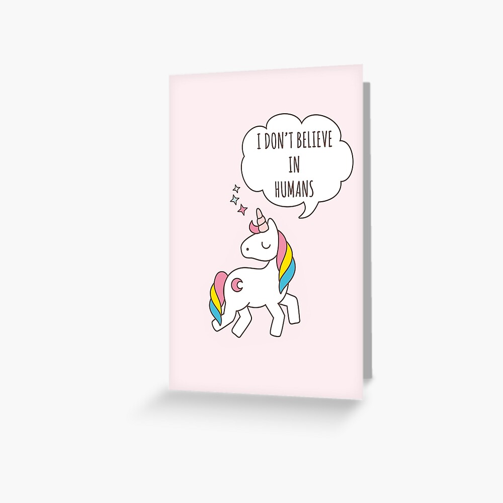 Unicorn Greeting Card