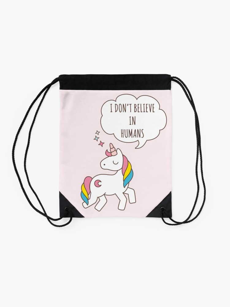Alternate view of Unicorn Drawstring Bag