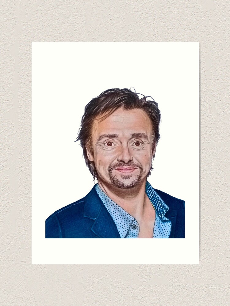 Richard Hammond Top Gear Uk Art Print By Lilys Art Redbubble