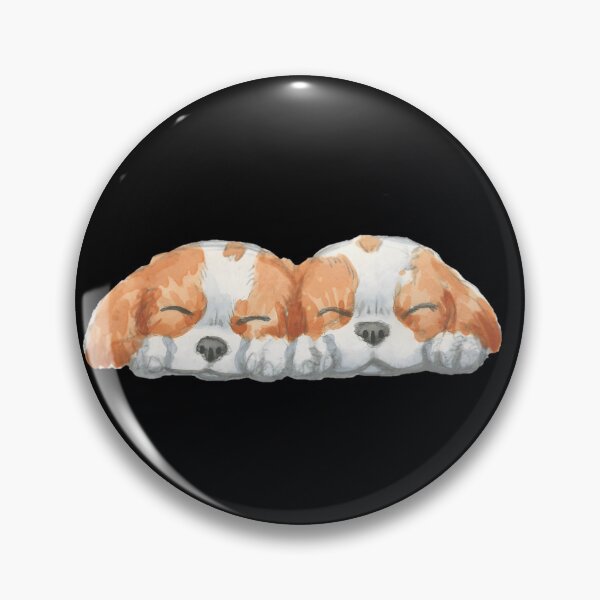 Item preview, Cavalier King Charles Spaniel - Blenheim Couple Classic 		 designed and sold by uufngrbuuh30.