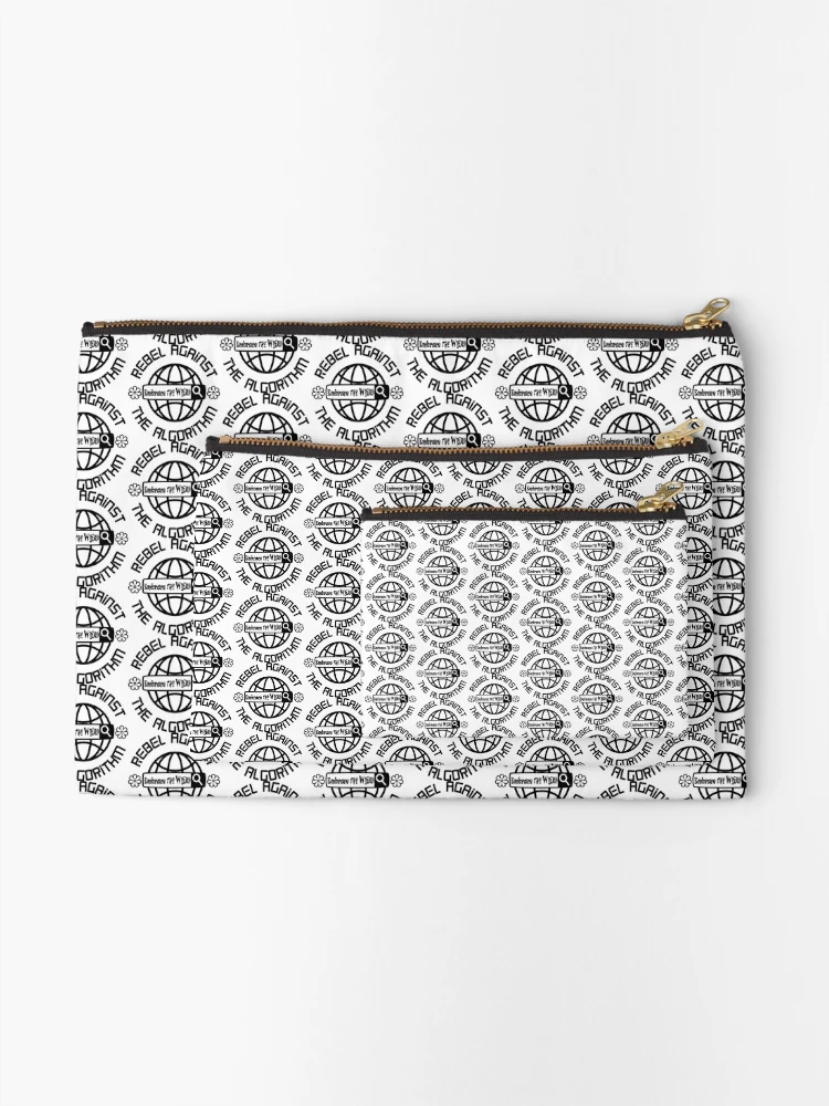 Thumbnail 2 of 4, Zipper Pouch, Algorithm Rebel designed and sold by IdeaJones.
