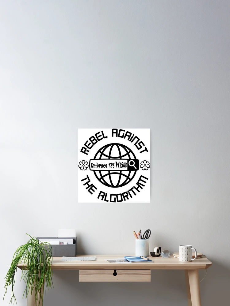 Thumbnail 2 of 3, Poster, Algorithm Rebel designed and sold by IdeaJones.
