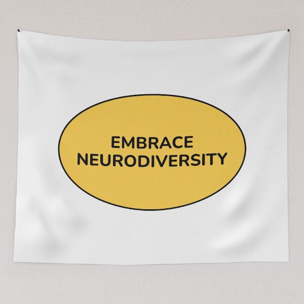 Item preview, Embrace Neurodiversity - Autistic Is Not A Bad Word designed and sold by Inspirationmotivation.