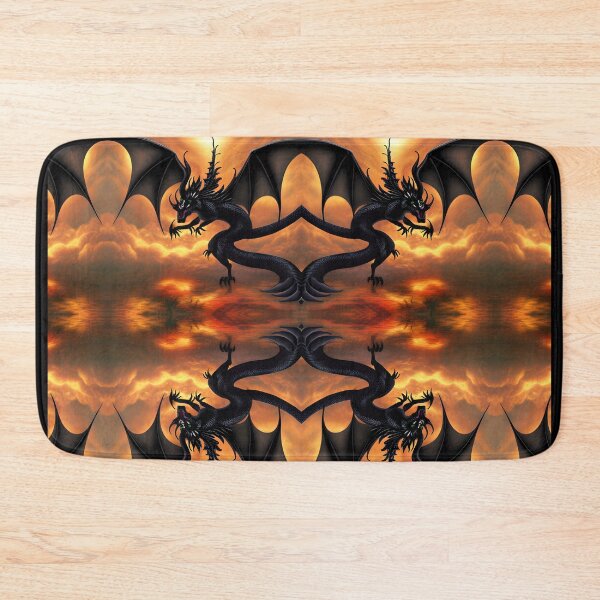 Item preview, Twin Black Dragon Patterns designed and sold by Astralia.
