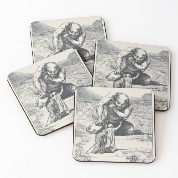 Item preview, The Travelers and the Giant - Vintage American Artwork designed and sold by HistorySimple.