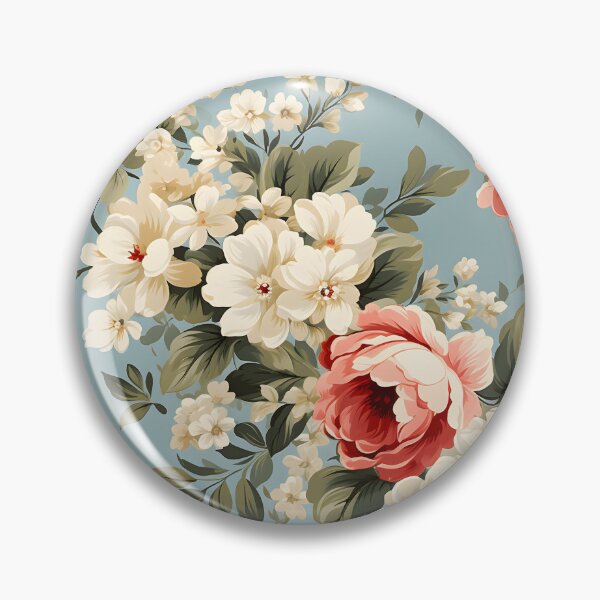 Aperçu de l'œuvre Motif Fleurs Shabby Chic 18 créée et vendue par DigitalPatternx.