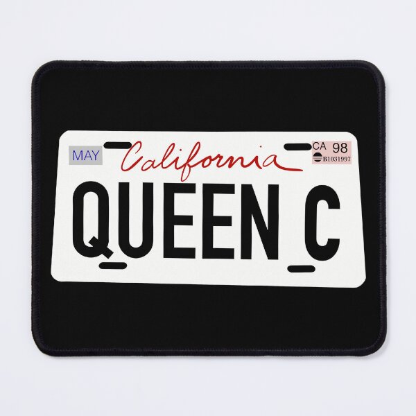 Item preview, Queen C License Plate designed and sold by Wooliak.