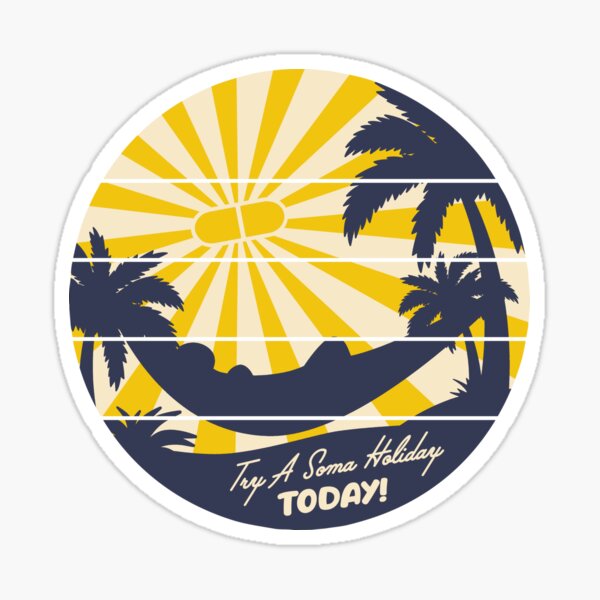 Item preview, Brave New World - Soma Holiday designed and sold by BalancedFlame.