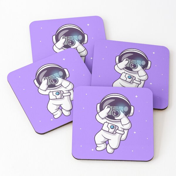 Item preview, Cute Astronaut with Camera in Space: Cartoon Vector Icon designed and sold by hjian8219.