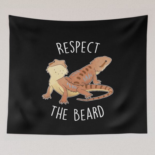 Item preview, Bearded Dragon Respect the Beard designed and sold by Clara Hollins.