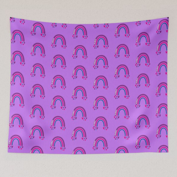 Item preview, Bi Visibility Awareness Rainbow with hearts designed and sold by Teamtsunami6.